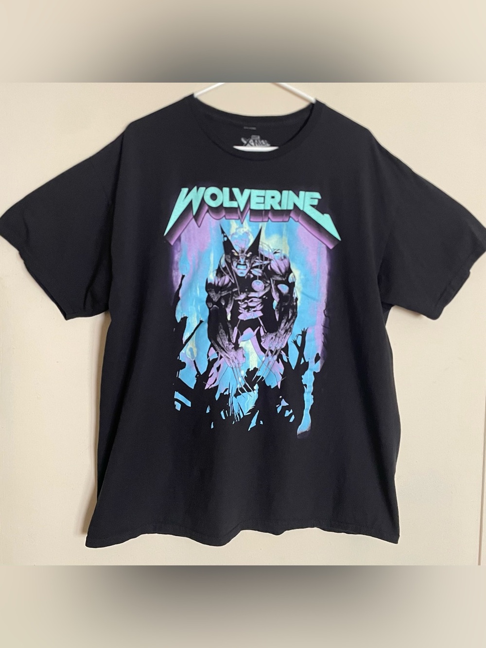 Marvel X-Men Wolverine Black Short Sleeve T-Shirt
